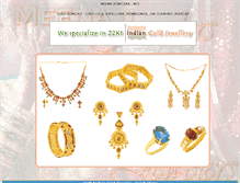 Tablet Screenshot of meenajewelers.net